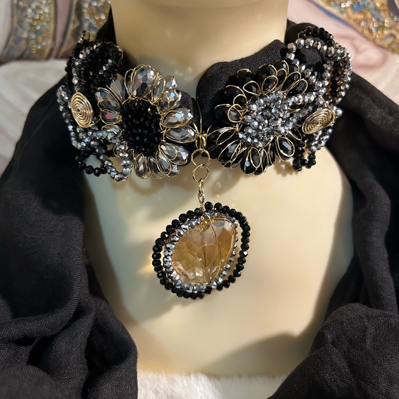 Woman artisanal pashmina - Picture 2 of 8